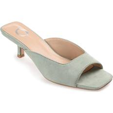 Green Sandals Journee Collection Women's Larna pump green