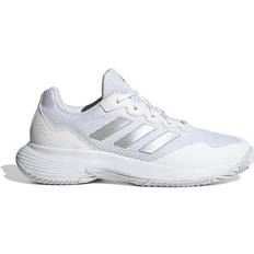 Textile - Women Racket Sport Shoes adidas Gamecourt 2.0 W - Cloud White/Silver Metallic