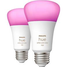 Philips hue a19 bulb Philips Hue Smart A19 LED Lamps 75W E26