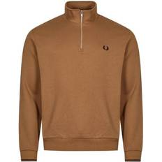 Fred Perry Half Zip Sweatshirt - Shaded Stone