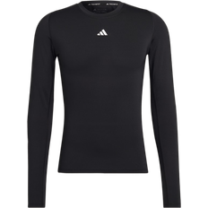 Élasthanne/Lycra/Spandex Hauts de Couche de Base Adidas Techfit Training Long-Sleeve Top