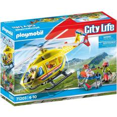 Playmobil helicopter Playmobil Redningshelikopter 71203