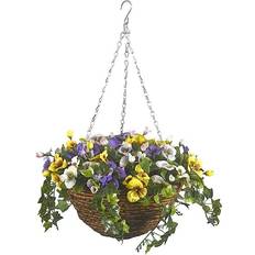 Hanging Boxes & Baskets Smart Garden Artificial Pansy Hanging Basket