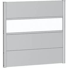 Biohort Opbevaringsbokse Biohort Vægpanel til Læhegn 90 cm Sølv Metallic