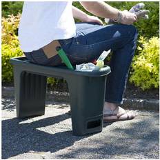 vidaXL Tabouret De Jardinage 2-en-1 65.5 x 25 x 34 cm Vert