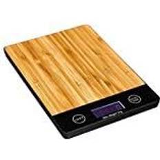 Balances de cuisine Northix Balance Digitale En Bambou 5 kg Max Beige