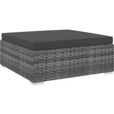 Stahl Gartenstühle vidaXL fodskammel sofa 1 stk. polyrattan