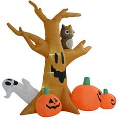 Party Supplies Homcom Inflatable Halloween Set