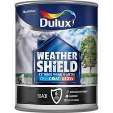 Dulux black weathershield Dulux Retail Weathershield One Coat Exterior Gloss Black