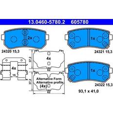 ATE Jarrupalat Hyundai KIA 13.0460-5780.2