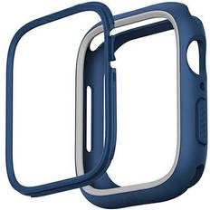 Apple watch blue Uniq Moduo Coque Apple Watch avec Lunette interchangeable Apple Watch 4-9 SE 44/45 mm Marine (Blue/Grey) Multicolore