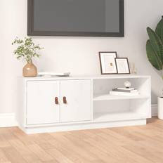 vidaXL massivt fyrretræ TV-bord