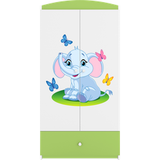 Kocot Kids Garderob Babydreams Grön - Elephant