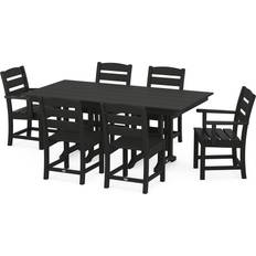 Patio Furniture Polywood Lakeside 7-Piece Farmhouse Patio Dining Set