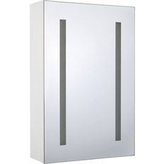 Beliani Modern Minimalist Wall Mirror Cabinet 40 cm 60 cm
