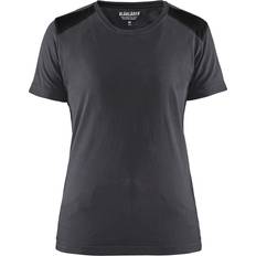 Blåkläder Damen T-Shirt Mittelgrau - Mittelgrau/Schwarz