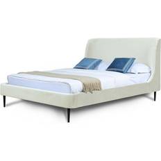 Cream bed frame Manhattan Comfort Bedframes Cream Cream