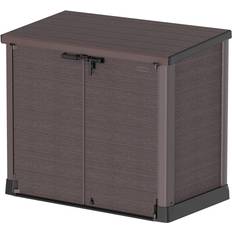 Duramax Dependances Duramax Brown StoreAway Flat Lid 1200L Storage Box for Trash Can Holder (Gebäudefläche )