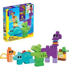 Mega Bloks Coffret dinosaures jouet de construction 1 an et HKN43