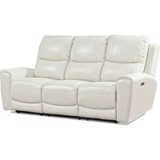 Recliner - White Sofas Steve Silver Laurel Power Sofa 86" 3 Seater