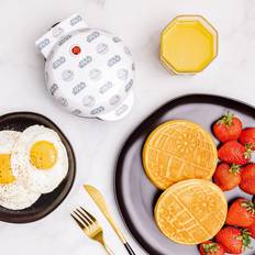 Waffle Makers Uncanny Brands Star Wars Silver Mini Death Star American Waffle