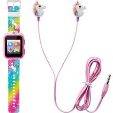 Smartwatches Kid's Rainbow Unicorn Silicone Strap 42mm with Earbuds Gift Rainbow