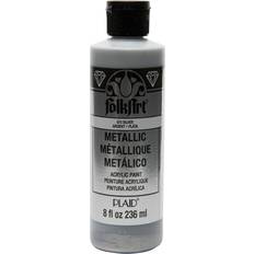 FolkArt Acrylic Colors Silver Metallic, 8 oz