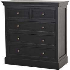 MDF - Svarta Byråer Nordic Furniture Group Bristol 89x85cm Antiksvart Byrå