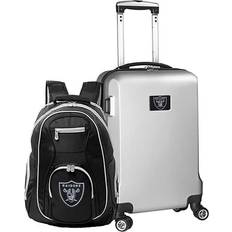 Suitcase Sets Mojo Las Vegas Raiders Deluxe Hardside Spinner Carry-On