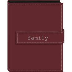 Red Scrapbooking Pioneer Photo Album Pioneer Expressions Bound Mini Photo Album, Holds 36 4x6" Burgundy "Family"