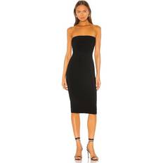 Elastano/Lycra/Spandex Vestidos Norma Kamali Strapless Midi Dress - Black