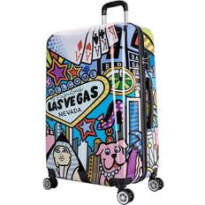 Cheap Suitcases InUSA Prints Las Vegas 28-Inch Hardside Spinner