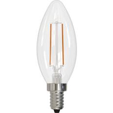 LED Lamps Bulbrite 40-Watt Equivalent Dimmable B11 Vintage Edison Clear LED Light Bulb with Candelabra (E12) Base, 4000K, (8-Pack)