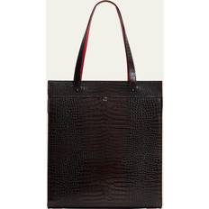 Christian Louboutin Men Handbags Christian Louboutin Men's Ruistote Croc-Effect Leather Tote Bag