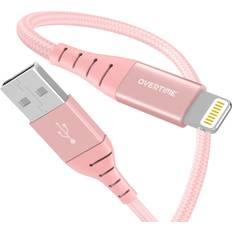 Cables Overtime iPhone Charger Lightning Cable 6ft Braided USB Cord iPhone 14/13/12/11/Pro/Max/Mini/SE/XR/XS/X/8/7/Plus/6/6S/SE, iPad/iPad