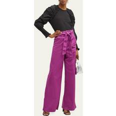 Veronica Beard Belissa Cotton Cargo Pants - Pink