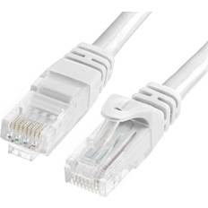 25 ft ethernet cable Cmple CAT 6 500MHz ETHERNET LAN -25 FT White