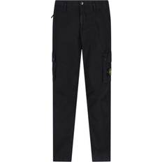 Stone Island Herren Hosen & Shorts Stone Island Black Patch Cargo Pants A0129 BLACK WAIST