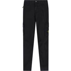 Stone Island Trousers Stone Island Patch Cargo Pants - Black