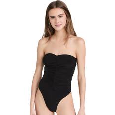 Marissa Strapless Shirred One-Piece Swimsuit