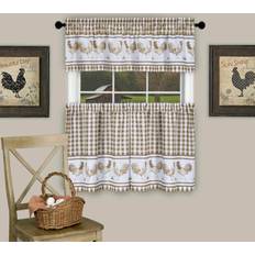 Valances Achim Wide Width Barnyard Window58x24"