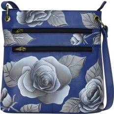 Anna by Anuschka Medium Crossbody Romantic Rose Blue