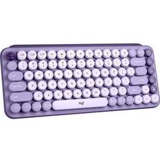 Logitech pop Logitech POP Keys Wireless Mechanical Tenkeyless Keyboard Cosmos 920011233