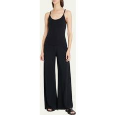Leset Classic Pointelle Tank Top - Black