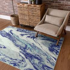 Mohawk home rugs Mohawk Home Sovanna Abstract Marble Gray, Blue 60x"