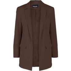 Marrón - Mujer Blazers Pieces Open Blazer