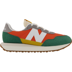 New Balance Multicoloured Trainers Children's Shoes New Balance Children 237 - Team Forest Green with Poppy