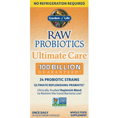 Capsules Gut Health Garden of Life Raw Probiotics Ultimate Care 30