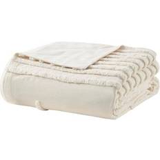 Urban Habitat Chenille Stripes 3 Duvet Cover Beige (264.2x233.7cm)