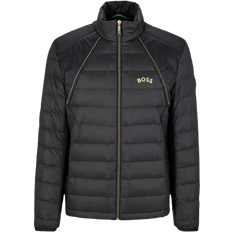 HUGO BOSS J Sarek Triangle Embroidery Down Jacket - Black